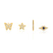 The Single Studs Gift Set in 14k Yellow Gold