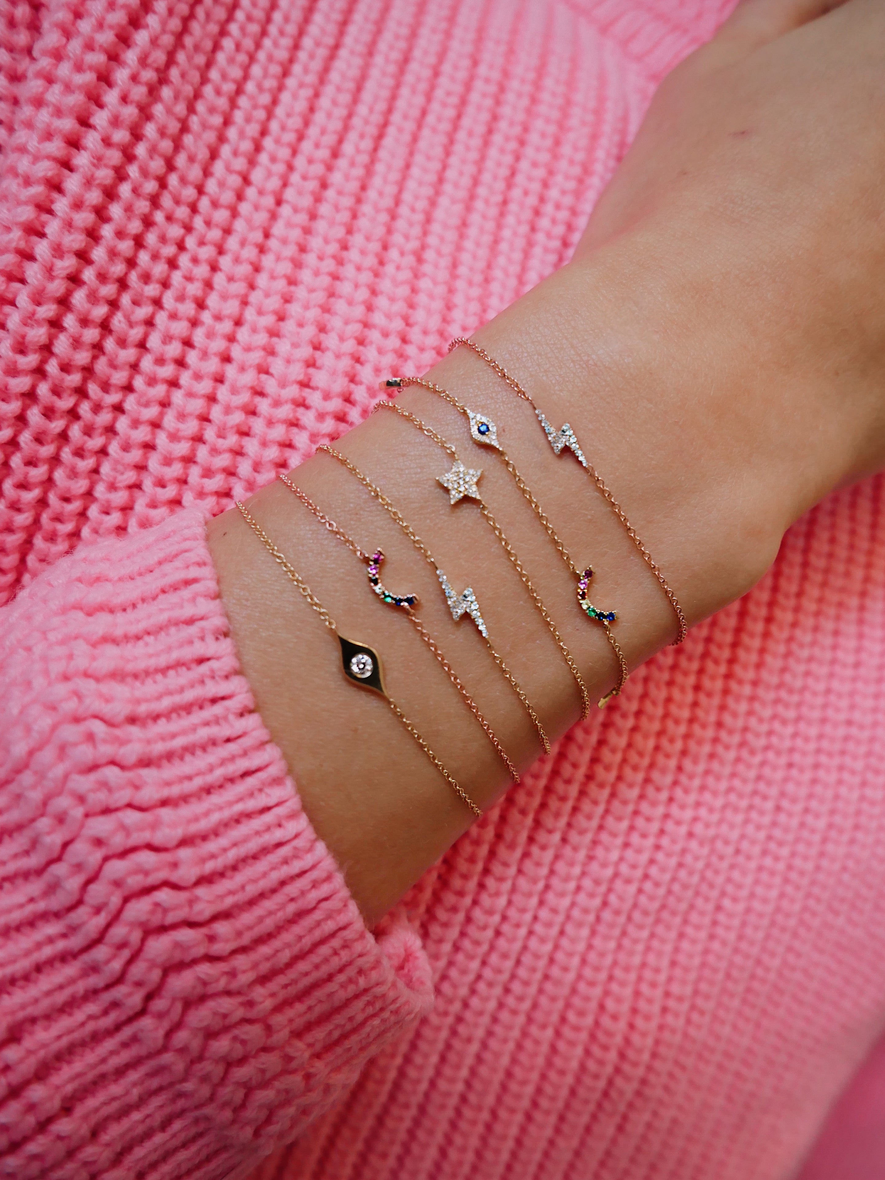 Rainbow Chain Bracelet