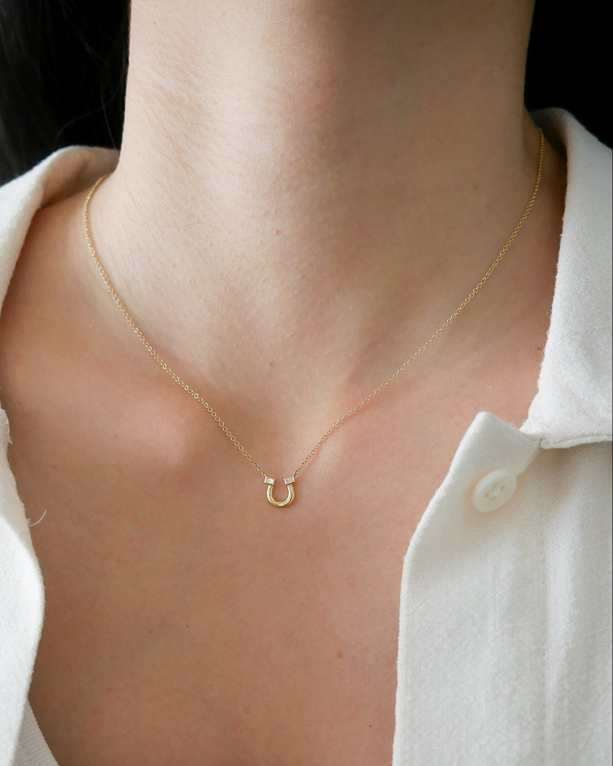 Lucky Horseshoe Necklace