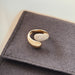 Gold and Diamond Jumbo Double Dome Ring in 14k yellow gold