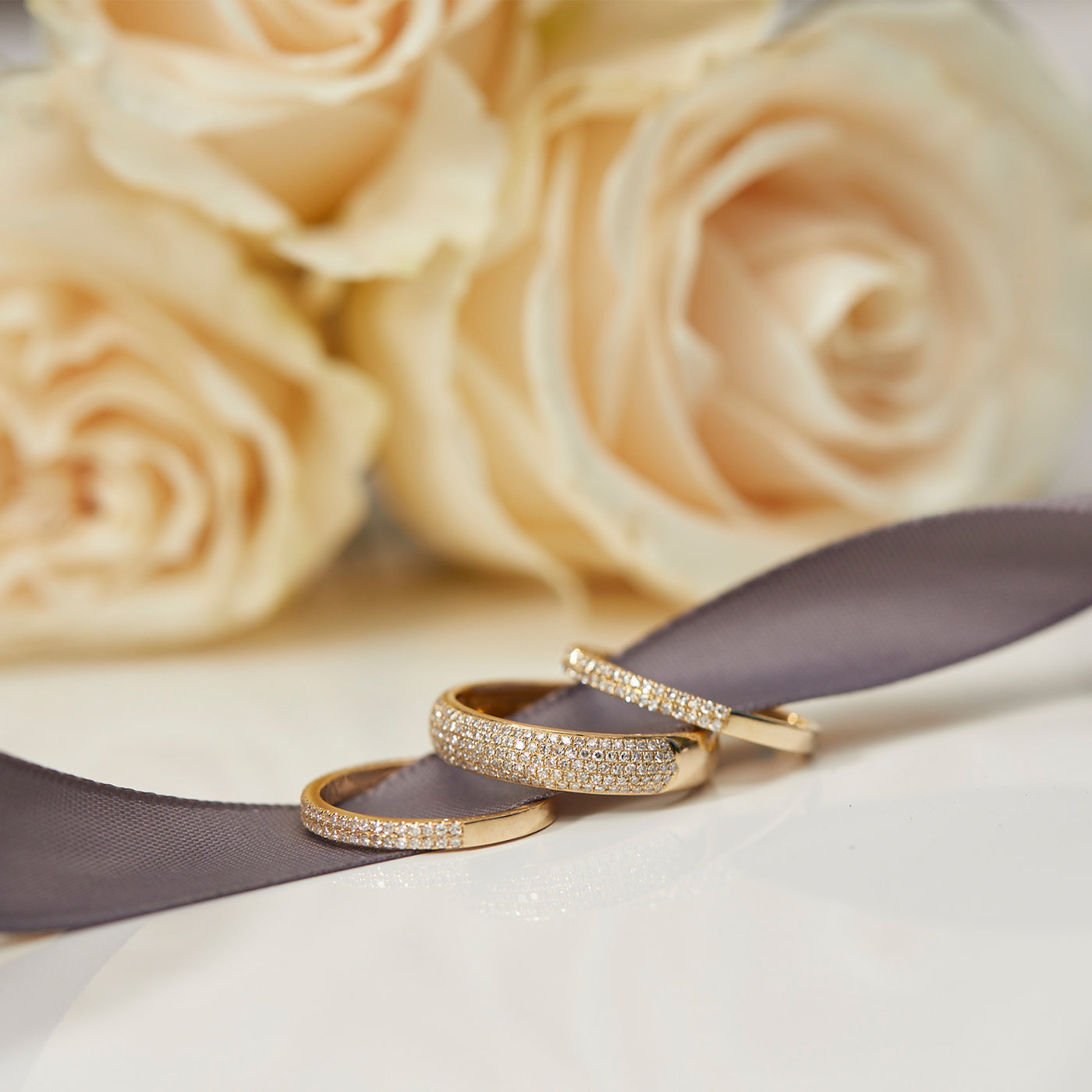 Double Row Diamond Ring