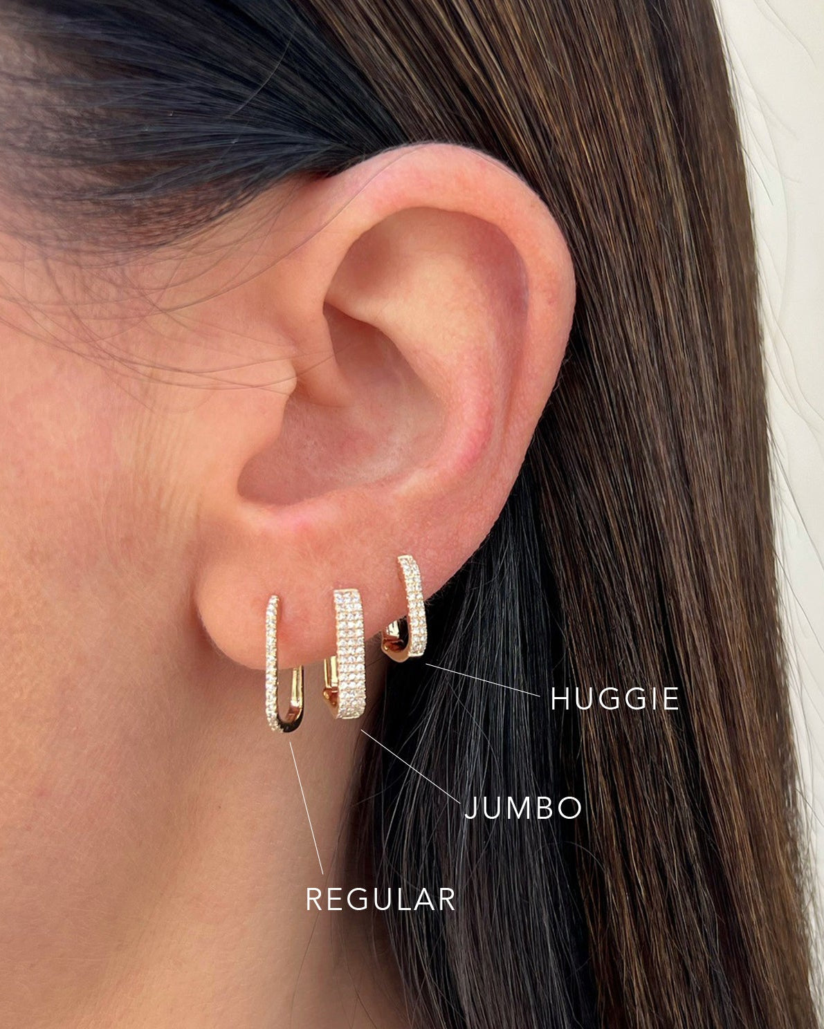 Diamond Lola Hoop Earrings
